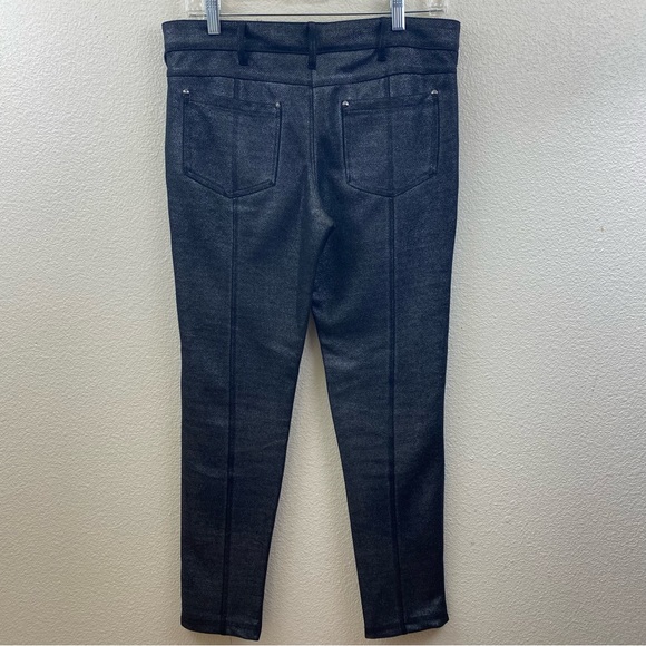 Free People Metallic Stretchy Pants - Picture 3 of 6